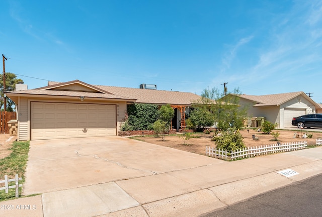 8116 N 55th Dr, Glendale, AZ 85302 - ranch-style house featuring driveway, a garage, and a shingled roof