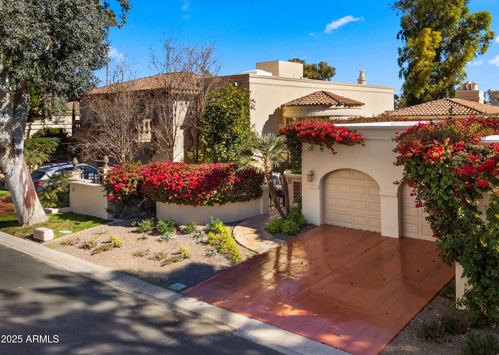 view of mediterranean / spanish home