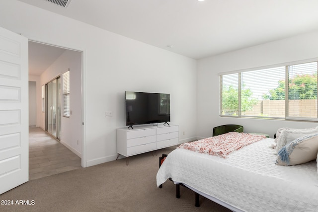 bedroom with carpet flooring