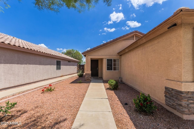 11139 W Devonshire Ave, Phoenix, AZ 85037 - property entrance with stucco siding
