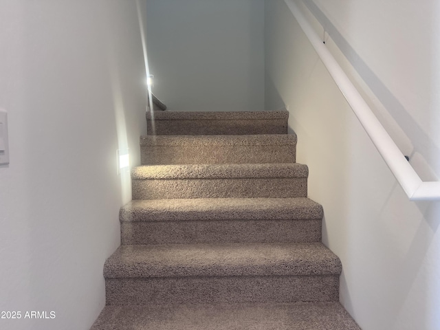 view of staircase