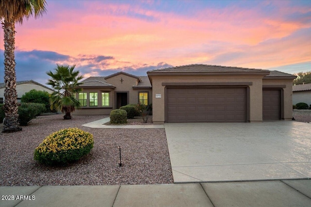 19724 N Jojoba Ct, Surprise, AZ 85374 - view of front facade with a garage