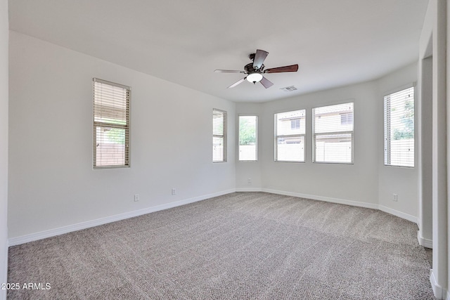 9072 W Myrtle Ave, Glendale, AZ 85305 - carpeted empty room featuring a ceiling fan and baseboards