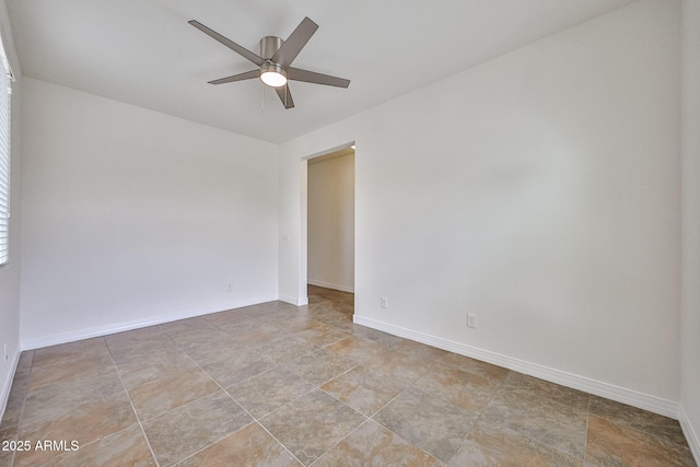 9072 W Myrtle Ave, Glendale, AZ 85305 - spare room with a ceiling fan and baseboards