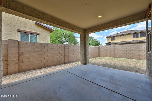 9072 W Myrtle Ave, Glendale, AZ 85305 - view of patio with a fenced backyard