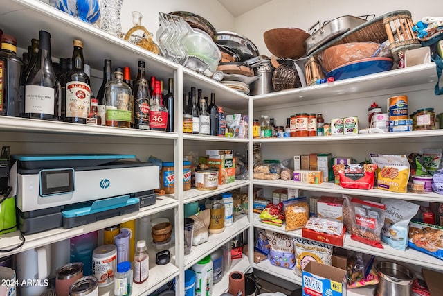 view of pantry