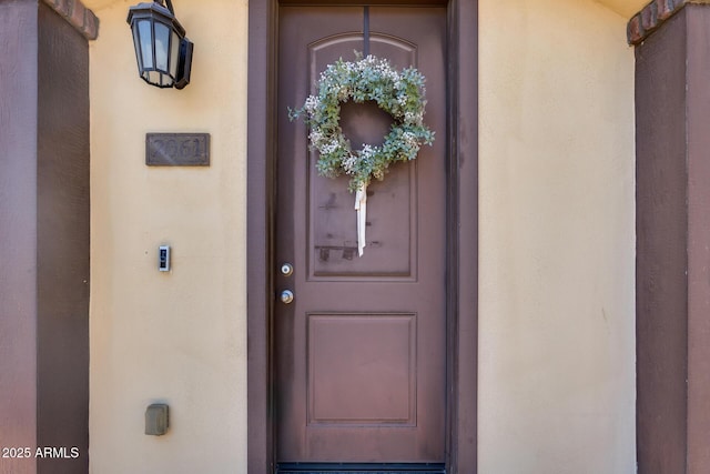 view of entrance to property