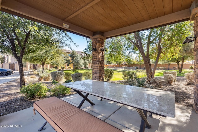 view of patio