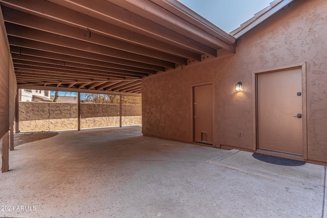 view of patio