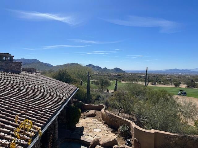 view of property view of mountains