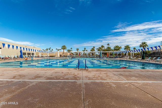 view of community pool
