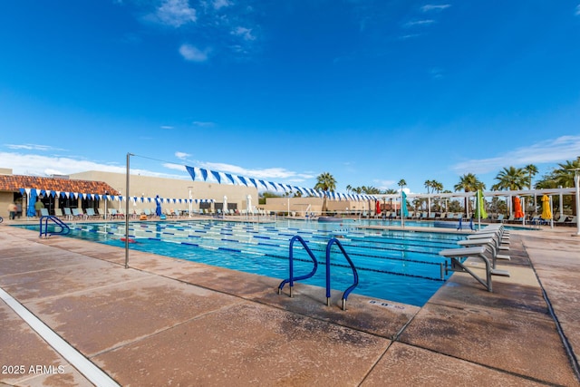 view of pool