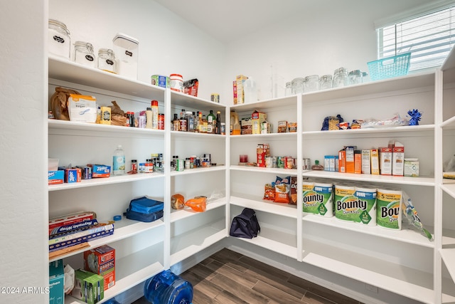 view of pantry