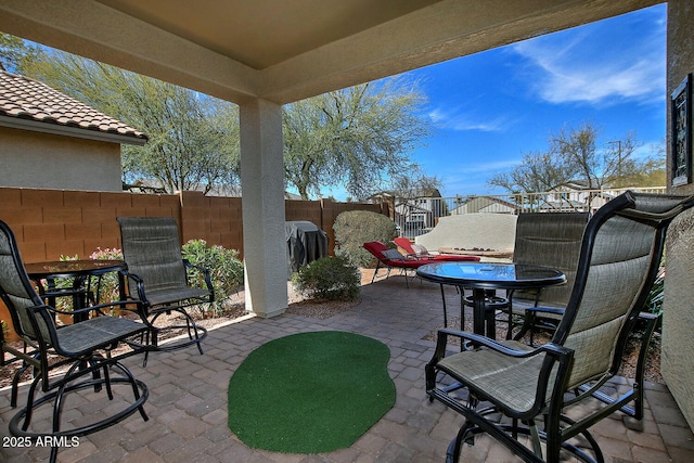 view of patio