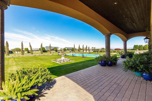 view of patio