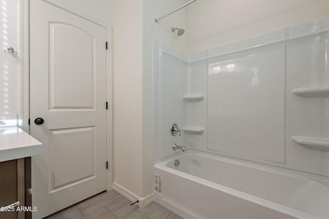 bathroom featuring tub / shower combination