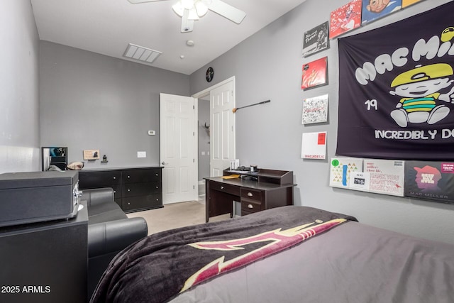 12798 W Dove Wing Way, Peoria, AZ 85383 - bedroom with carpet floors and a ceiling fan