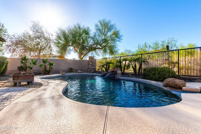 12798 W Dove Wing Way, Peoria, AZ 85383 - view of pool with a fenced backyard and a patio area