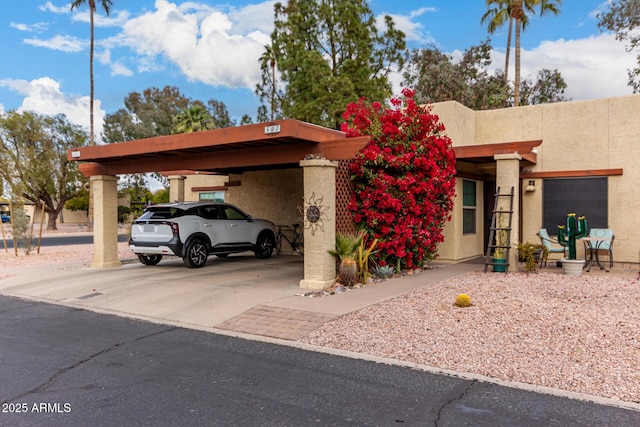 view of pueblo-style house