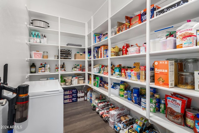 view of pantry