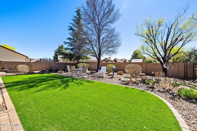 7300 Butte Vis, Prescott Valley, AZ 86315 - view of yard with a fenced backyard