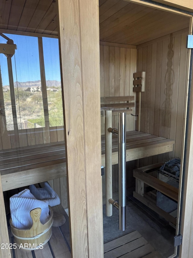 view of sauna / steam room