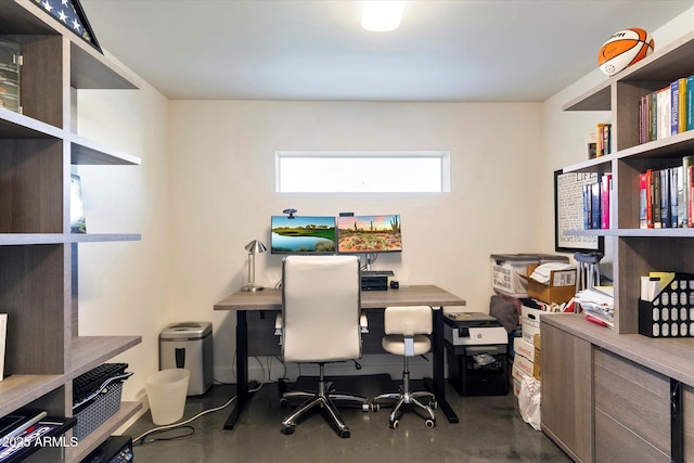 office featuring concrete floors