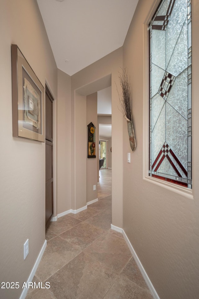 hall with baseboards