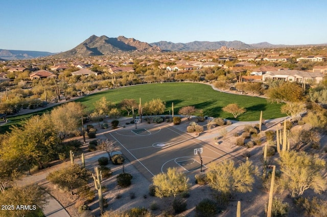 6251 E Bramble Berry Ln, Cave Creek, AZ 85331 - aerial perspective of suburban area with a mountainous background