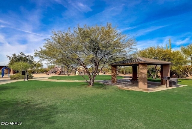 6251 E Bramble Berry Ln, Cave Creek, AZ 85331 - view of community featuring a gazebo and a yard
