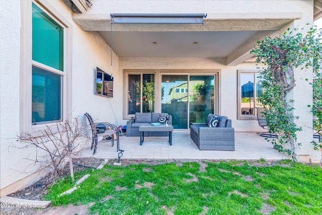 view of patio / terrace with outdoor lounge area