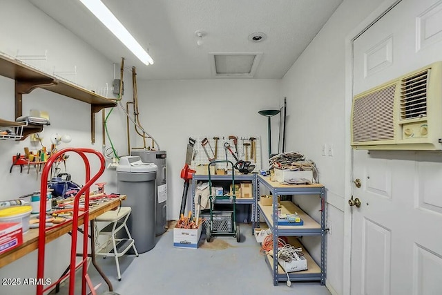 utilities featuring water heater