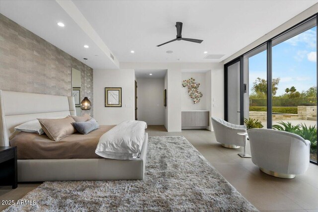 4451 E Joshua Tree Ln, Paradise Valley, AZ 85253 - bedroom with recessed lighting