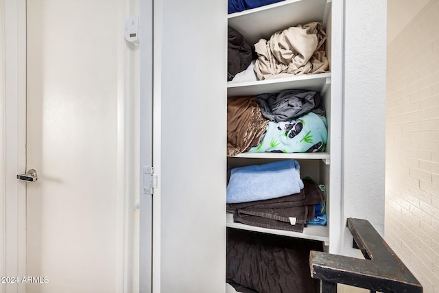 view of closet