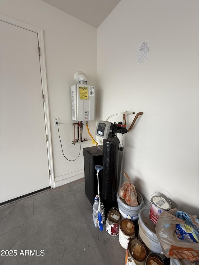 utilities featuring water heater