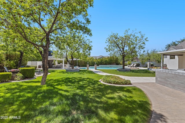 23902 S 202nd Ct, Queen Creek, AZ 85142 - view of property's community featuring a pool, a yard, a gazebo, and a patio