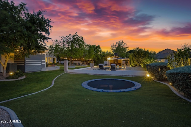 23902 S 202nd Ct, Queen Creek, AZ 85142 - exterior space featuring a lawn and a trampoline
