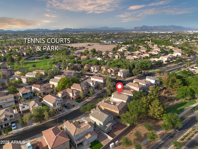 3773 E Stampede Dr, Gilbert, AZ 85297 - view of property location featuring a mountainous background and nearby suburban area