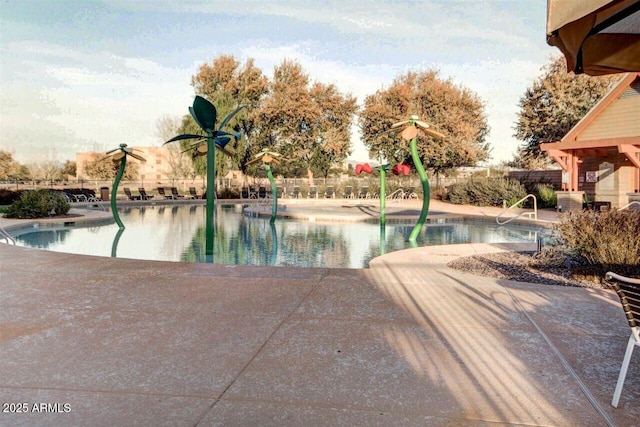 3773 E Stampede Dr, Gilbert, AZ 85297 - community pool with a patio