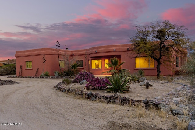 view of southwest-style home