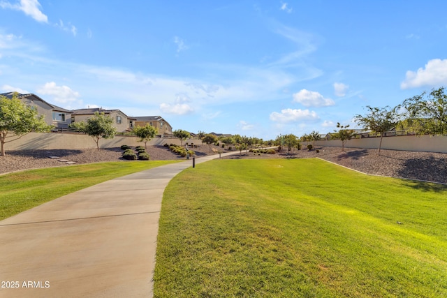 view of community with a residential view