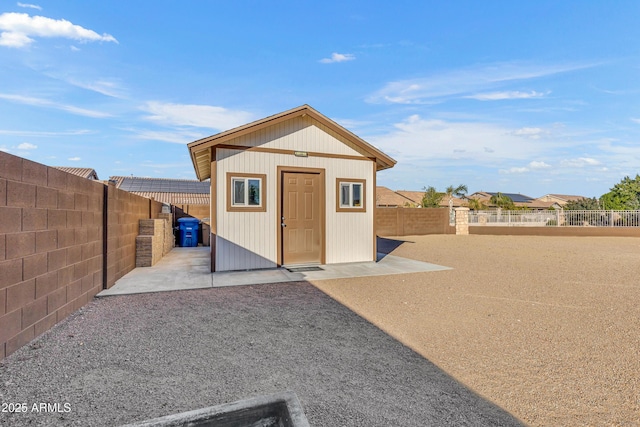 view of outbuilding