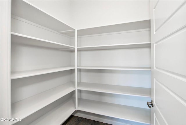 view of pantry