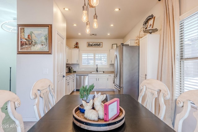 1145 E Lowell Ave, Gilbert, AZ 85295 - dining room featuring recessed lighting