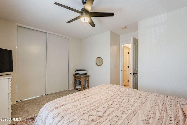 1145 E Lowell Ave, Gilbert, AZ 85295 - carpeted bedroom with a closet and ceiling fan