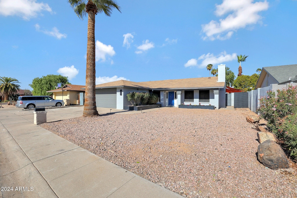 view of ranch-style home