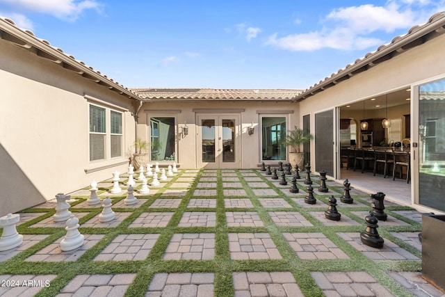 view of patio / terrace with french doors