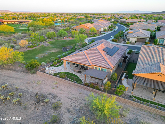 13236 W Montansoro Ln, Peoria, AZ 85383 - aerial perspective of suburban area with mountains
