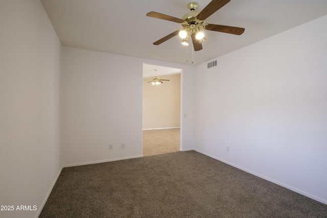 6942 S Championship Dr, Chandler, AZ 85249 - carpeted spare room featuring ceiling fan and baseboards
