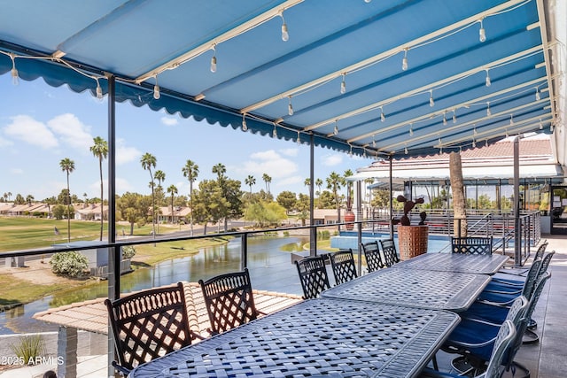 6942 S Championship Dr, Chandler, AZ 85249 - dock area featuring a water view
